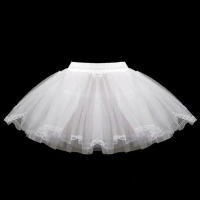 Falda Tútulo Para Niñas Vestido Corto De Fiesta Cosplay Jupon Fille Lolita Ballet Poliéster Mini Talla Unica Para Niñas - details 5