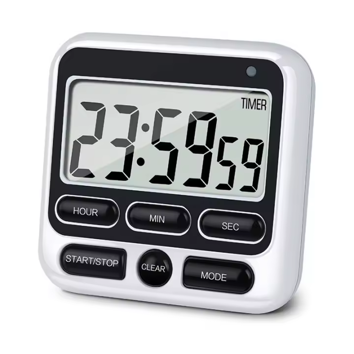 Temporizador de Cocina Digital cuenta regresiva para despertador 24 horas magnético HX106 - 1