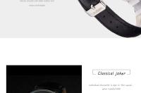 Reloj De Cuarzo Para Hombre SINOBI Original Con Correa De Cuero Moda Y Diseño Simple Resistentes Al Choque Y Al Agua - details 13