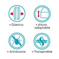 Ram'S STARTELECTRIC HIPERMANTA Protector Colchón Rizo Diamante Antiácaros Transpirable Altura Adaptable Marca Ram's - details 5