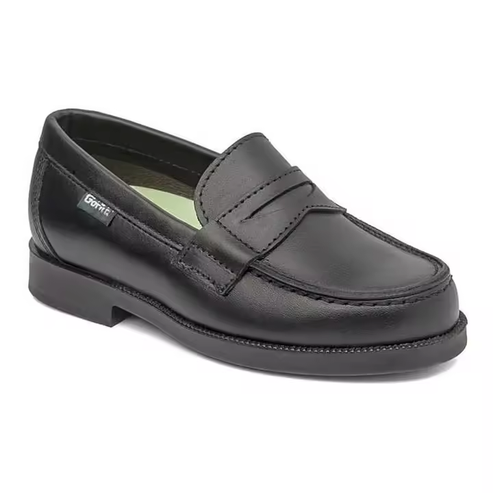 Zapatos Sin Cordones y Mocasines Niño Gorila 1502 Negro - Cómodos y Elegantes - 1