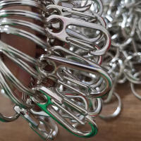 Llavero De Aleación De Zinc Con Hebilla De Calabaza Y Carabiner Llavero Antipérdida Para Coche Y Decoración De Cinturón Paquete De 4/10 - details 4