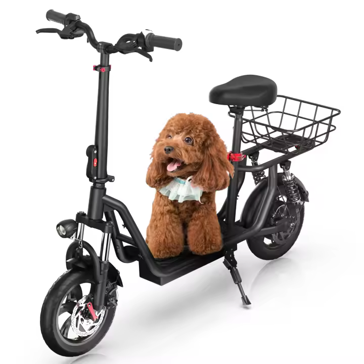 Patinetes Electricos Adultos iScooter i12 500W 12" 36V 7.5Ah Batería Máxima Alcance 35 Km Potente para Adultos - 1