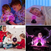 Lámpara De Noche De Ión Magnético USB 3 Pulgadas Luz De Relámpago Luz De Atmósfera Electrostática Para Decoración De Habitaciones - details 1