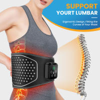 Cinturón de cintura con compresa caliente y masaje con airbag, multifuncional, horizontal, terapia de compresión, masajeador de cintura, novedad de 2025 - details 12