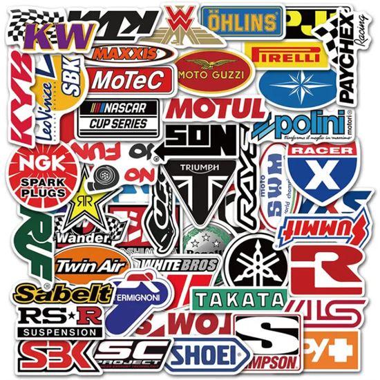 Suaoki Conjunto Adhesivos Moto 50 Unidades Personaliza Tu Moto