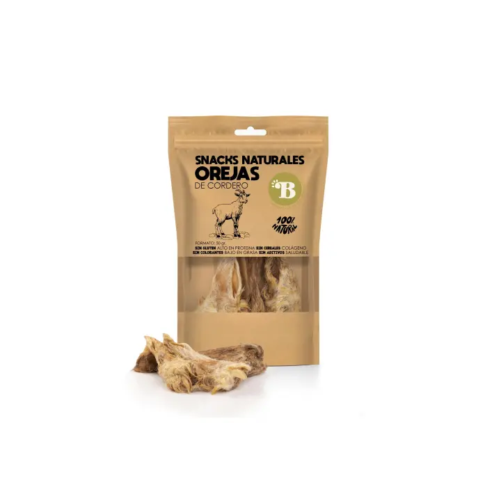 BIMORDISCOS Pet Products - Orejas de Cordero para Perros - Snacks para Perros - 1