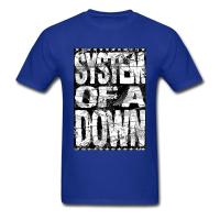 Camiseta De Hombre SYSTEM of a down 2018 Estampado De Letras Vintage Punk Manga Corta Colores Negro Y Blanco Top Tees Streetwear - details 3