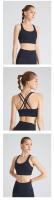 Sujetador De Yoga Para Mujer Deporte Fitness Ciclismo Transpirable Secado Rápido Cross Back De Alta Calidad - details 0