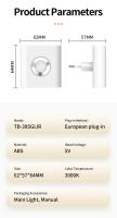 Luz Nocturna LED Inalámbrica Con Sensor De Movimiento EU Enchufe En Lámparas De Pared Para Dormitorio Escaleras Toilette Corredor Decoración Iluminación - details 9