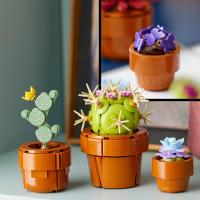 Lego Icons Plantas Diminutas LEGO Botanical  con 9 Flores Artificiales para Construir en Maceta Lego 10329 - details 2