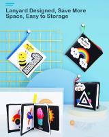 Libros De Tela Suave Para Bebé Con Sonido De Raspadura Libros Quietos Para Infantes Juguetes Educativos De Aprendizaje Temprano Para Recién Nacidos Hasta 12 Meses Juguete De Rattler Para Regalos Para Bebés - details 9