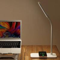 Lámpara De Escritorio LED Con Cargador Inalámbrico Y Puerto USB Luz Nocturna Para Cama Toque Dimmer Protección Para Los Ojos Para Juego Lectura En Casa - details 9