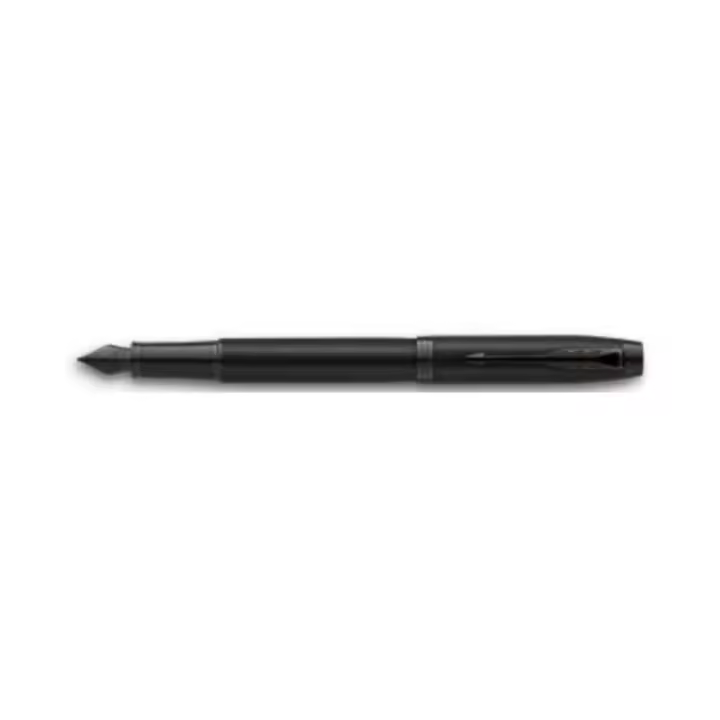PLUMA IM CUERPO NEGRO MATE/ADORNOS NEGROS MEDIUM PARKER 2127742 - 1