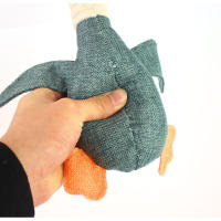 Juguete De Perro Suave Con Silbato Para Mordedores Agresivos Peluche De Pato Mallardo Juguete De Entrenamiento Inteligente Para Mascotas - details 6