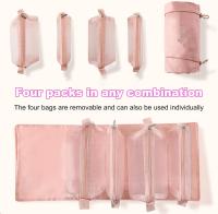 Bolsa de maquillaje, Bolsa de artículos de tocador, Bolsa de Lavado desmontable,bolsas de artículos de tocador colgantes - details 3