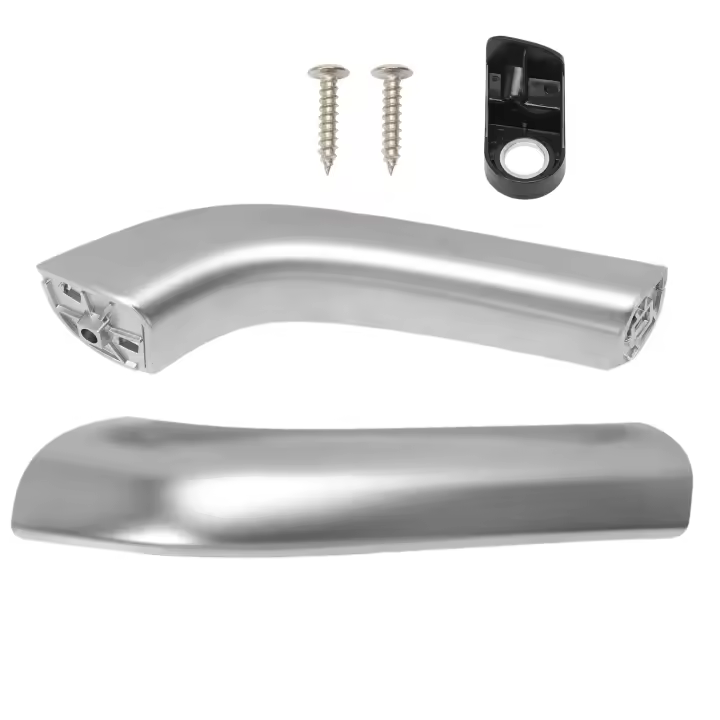 Manija De Puerta Interior Cromada Para Conducente Silver Front Left Compatible Con M-A-N TGX TGL OEM NO. 81626304155 - 1