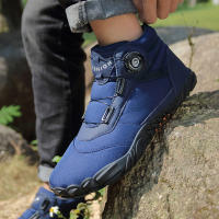 Botas De Invierno Para Hombre Con Plush Acolchado Antideslizantes Talla Grande Zapatos De Nieve Para Parejas Botas De Tobillo Material PU EVA - details 20