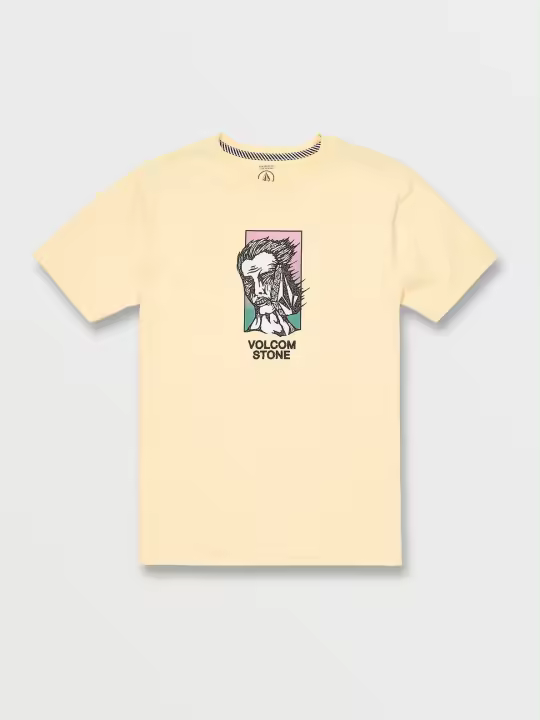 Camiseta Volcom Heckle Dawn Yellow - 100% Algodón - 1