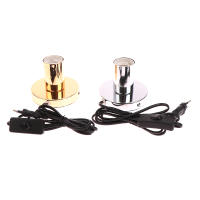 Soporte De Mesa De Metal Pulido Para Lámpara Con Cabeza De Luces Nocturnas De 1.5M Y Enchufe E27 Decoración De Mesa - details 12