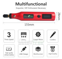 Mini Taladro Eléctrico USB Sin Cable Para Joyería Metal Vidrio Herramienta Rotativa Para Grabado Y Carpintería 5000r-15000r/min - details 1