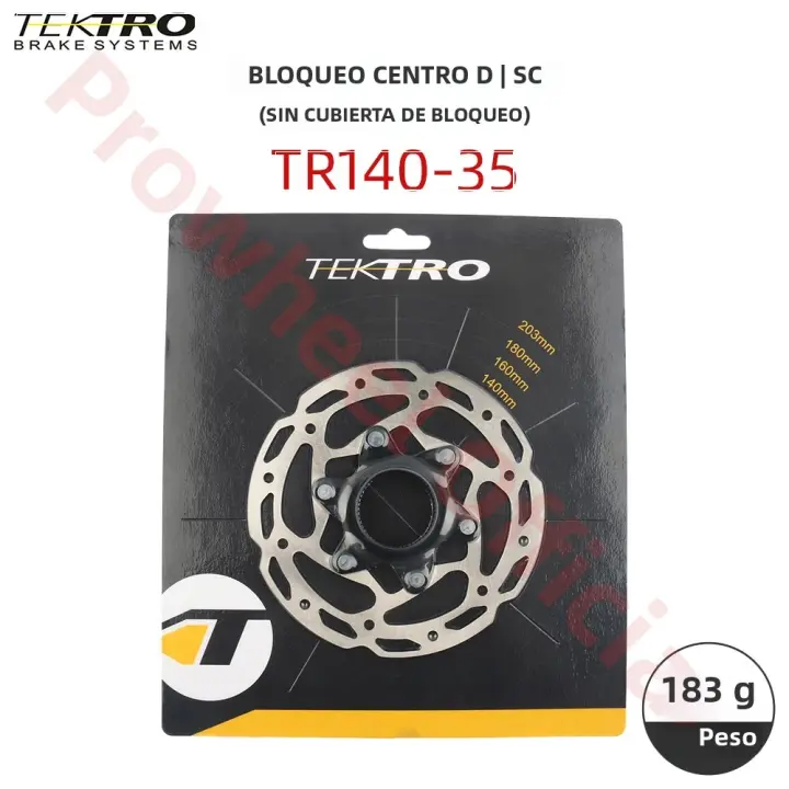 Rueda De Freno De Disco Hydraulico Tektro MTB Para Bicicleta De Montaña Y Carretera Tamaño 140/160/180/203mm Compatible Con Shimano Record - 1