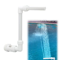 Kit De Fuente Para Piscina Con Cascada Y Rieles De Agua PVC Accesorios De Diversion Para Piscinas Tamaño 13.78*4.33*2.76inch - details 0