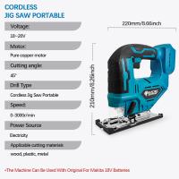 EGOD 3000RPM Sábanas Sin Cable Recargable Herramienta Eléctrica Profesional Miter Saw Para Batería Makita 18V Renovación De Corte De Madera Y Metal - details 1