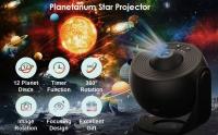 Proyector De Estrellas Luz Nocturna Galaxia Rotación 360° Planetario Para Decoración De Habitaciones Lámpara Proyector Espacial - details 1
