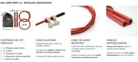 RL Grips® Comba Crossfit de Aluminio con Mango Antideslizante + Recambios - Comba de Velocidad con Cable de 2 mm + Tornillos y Cable de repuesto - Cuerda de Saltar para Cardio Jump Rope Gym - details 5