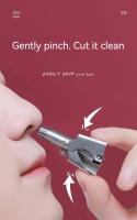 Afeitadora Eléctrica Portátil Para Nariz Y Orejas De Hombre Bajo Ruido Lavable Sin Rusticidad Y Dolor Afeitadora De Cabello De Nariz Y Orejas Portátil - details 5