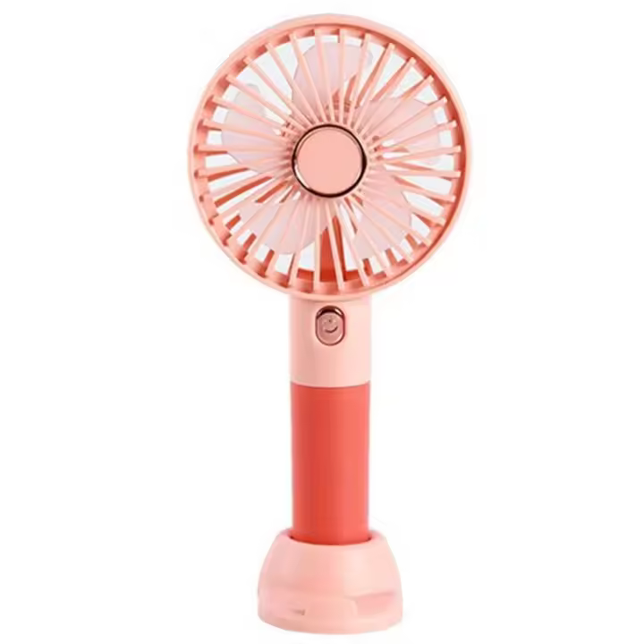 FGNS Ventilador de mano, Batería Lition ventilador portátil, ventilador recargable USB, Ventilador personal a batería con 3 velocidades para oficina,exteriores, escuela, trabajo, camping,etc. - 1