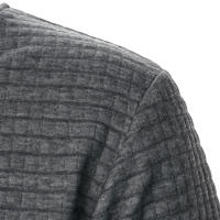 Chaqueta De Manga Larga Para Hombre Con Cuello Erguido Y Cremallera Estilo Casual Chaqueta De Patoche Con Patrón Cuadriculado - details 40