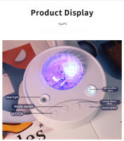 Lámpara De Proyección Galaxia Aurora Estelar Con Música Bluetooth Luz Nocturna Creativa Decoración Para Dormitorio Regalo Original - details 13