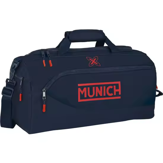 SAFTA - MUNICH "FLASH" Bolsa Deporte Diseño Único con Licencia Oficial - Macuto Deporte- Viajar- gym- Cualquiera uso que desee - Macuto Unisex gran capacidad de almacenamiento - 1