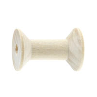 10PCs Bobines Vacías De Madera Para Hilo Y Alambre De 47mmx31mm Para Tratamiento De Textiles Y Bordado - details 3