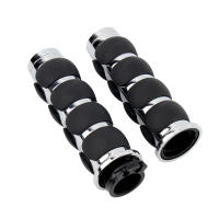 Manillar De Motocicleta Asas De Mano Universal De Aluminio Y Goma Para Harley Honda Yamaha Accesorios De Manillar Cafe Racer - details 1