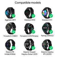 Ociodual Cable de Carga 55cm Negro Compatible con Reloj Yam SW022 Ticwatch CXB01 Xiaomi Youpin Haylou RT LS05S - details 5