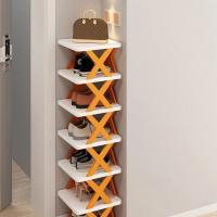 Organizador De Zapatos 1PC Estante Multi Capa Para Ahorrar Espacio En El Hogar Rack De Zapatos Desmontable Armario De Color Para Guardar Zapatos - details 1