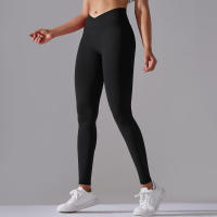 Leggings De Yoga Para Mujer Cintura Alta Levantamiento De Caderas Gimnasio Sin Costuras Pantalones De Deporte Fitness Running - details 11