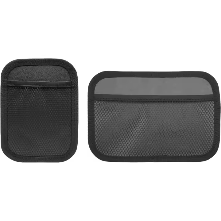 Bolsa de Malla para Coche, artículos diversos laterales,almacenamiento missing, soporte para teléfono móvil(1 wide + 1 pequeña) - 1