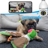 Cámara De Seguridad IP E27 3MP Wifi Con Seguimiento Automático De Humanos Zoom Digital Visión Nocturna En Color Monitor Interior - details 3