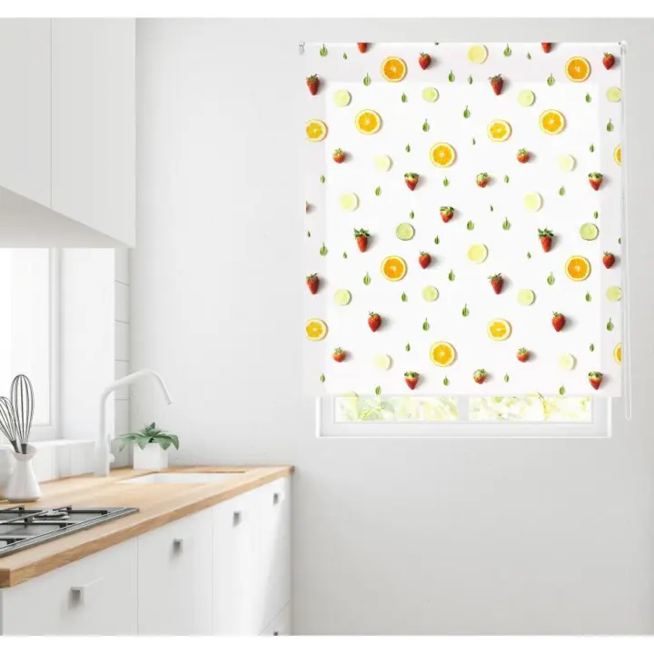 HAPPYSTOR  Estor Enrollable Traslúcido Estampado Digital Cocina HSCC91037 - 1