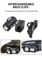 Linterna Frontal LED Mini Con Sensor De Movimiento Recargable Por USB Y Sensor Magnético Para Camping Y Pesca Con Clip De Seguridad - details 18