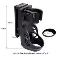 Portabastones Táctico Con Soporte Rotativo De 360 Grados Funda Para Bastón Expandible Con Tope Abierto Y Casco De Spray Para Linterna Y Herramientas Para Cinturón De Servicio - details 1
