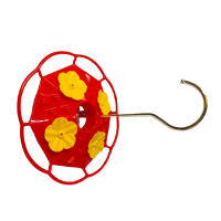 Alimentador de colibrí con gancho, colores brillantes, colgante, para alimentación de pájaros salvajes de exterior - details 3