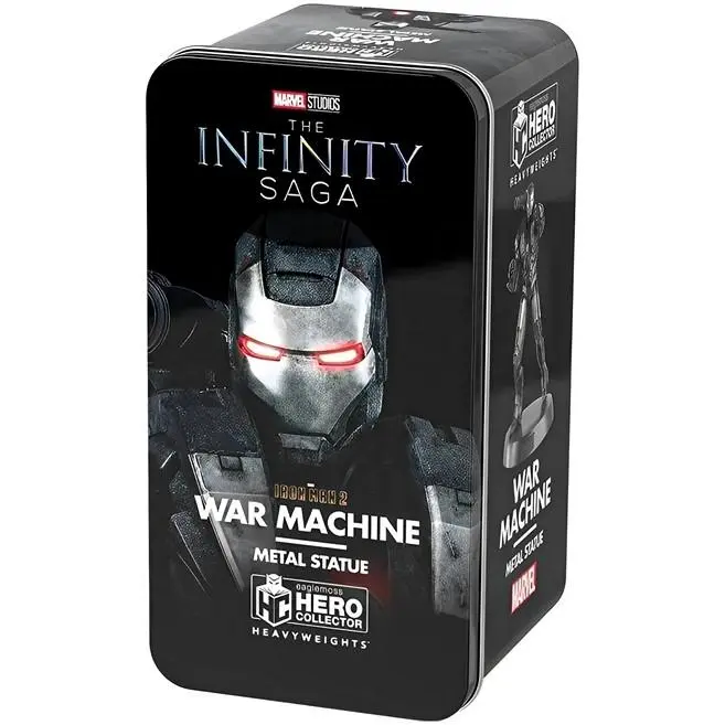 MARVEL STUDIOS THE INFINITY SAGA IRON MAN 2 WAR MACHINE METAL STATUE - 1