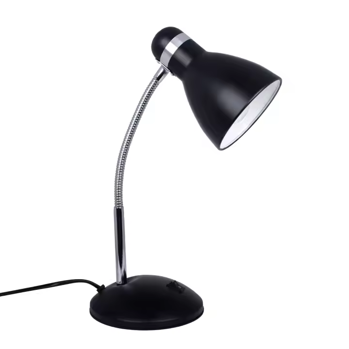 MEGARA Lámpara de mesa 1xE27 L.14xAn.25xAl.34cm Negro - 1