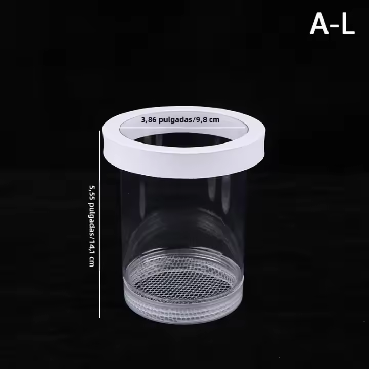 Caja De Cría De Peces Flotante En Plástico Acuario Incubador De Alimentos Para Peces Accesorio De Hatchery Para Acuario - 1