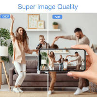 Cámara Mini Wireless 1080P WiFi IP Nanny Con Visión Nocturna Y Detección De Movimiento Cámara De Seguridad Doméstica P2P Grabación En Loop - details 11